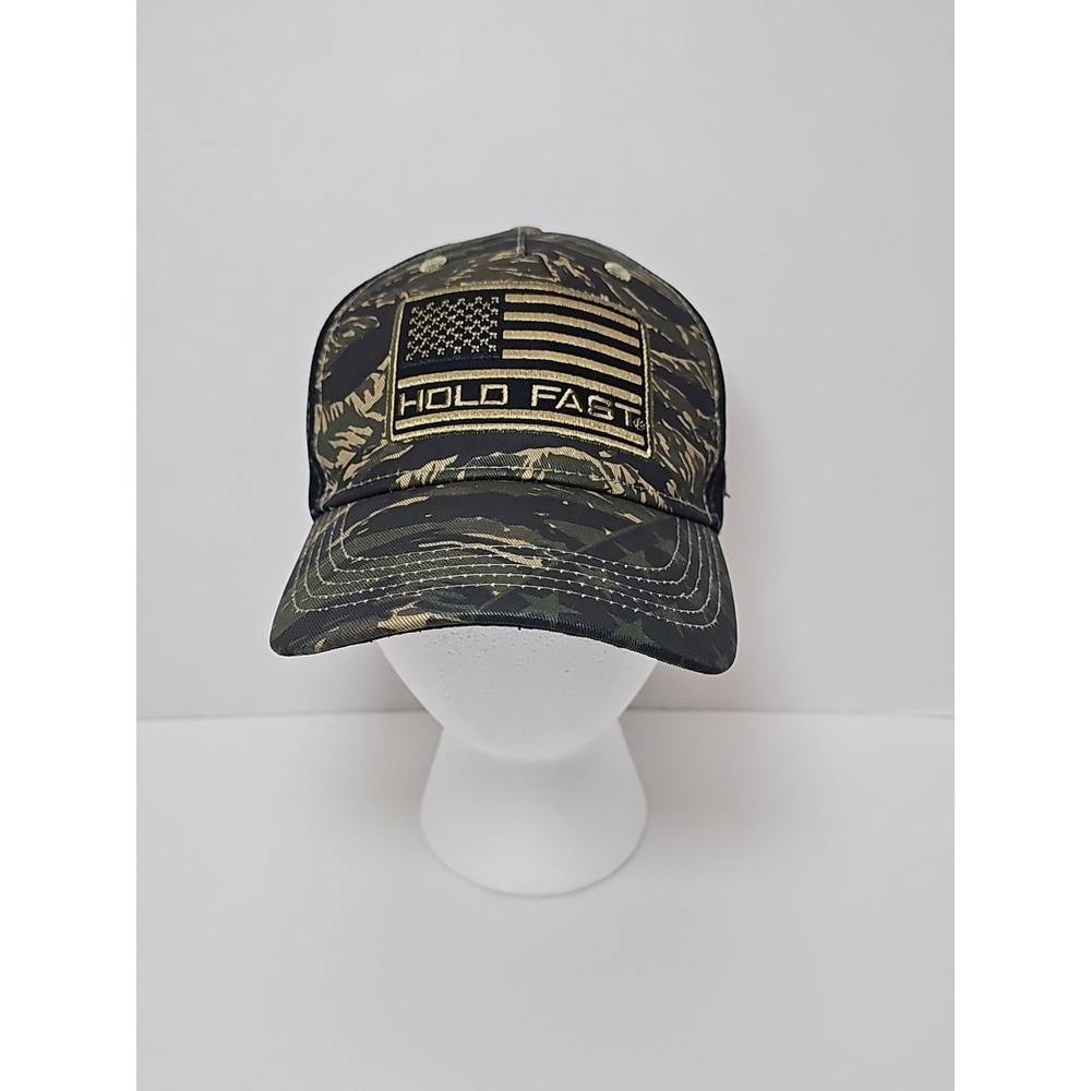 Hold Fast Men's‎ Camo Baseball Cap Adjustable  Tiger Stripe Hat